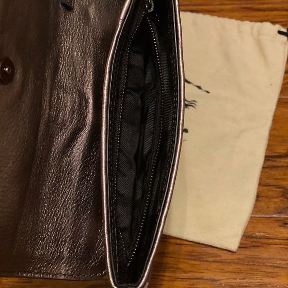 Burberry clutch grey shimmer nova check color - Picture 3 of 4